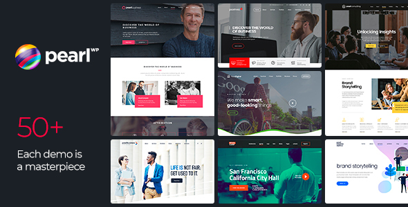 Pearl - Tema WordPress de Negócios Corporativos